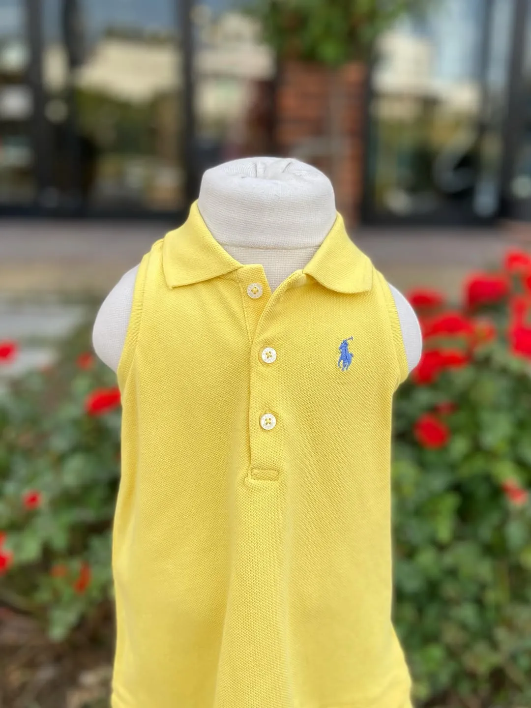 Yellow Polo Baby Dress