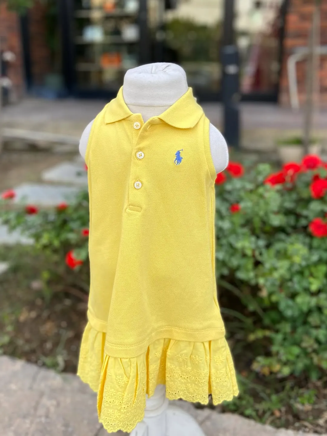 Yellow Polo Baby Dress