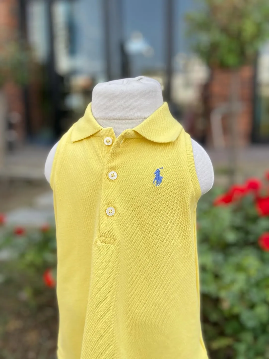 Yellow Polo Baby Dress