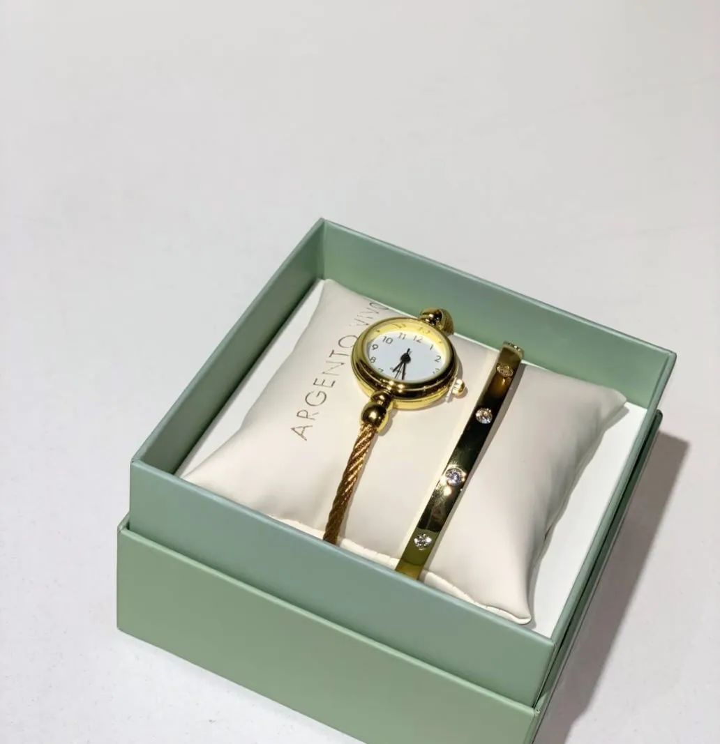 Argento Vivo Bracelet Watch Set