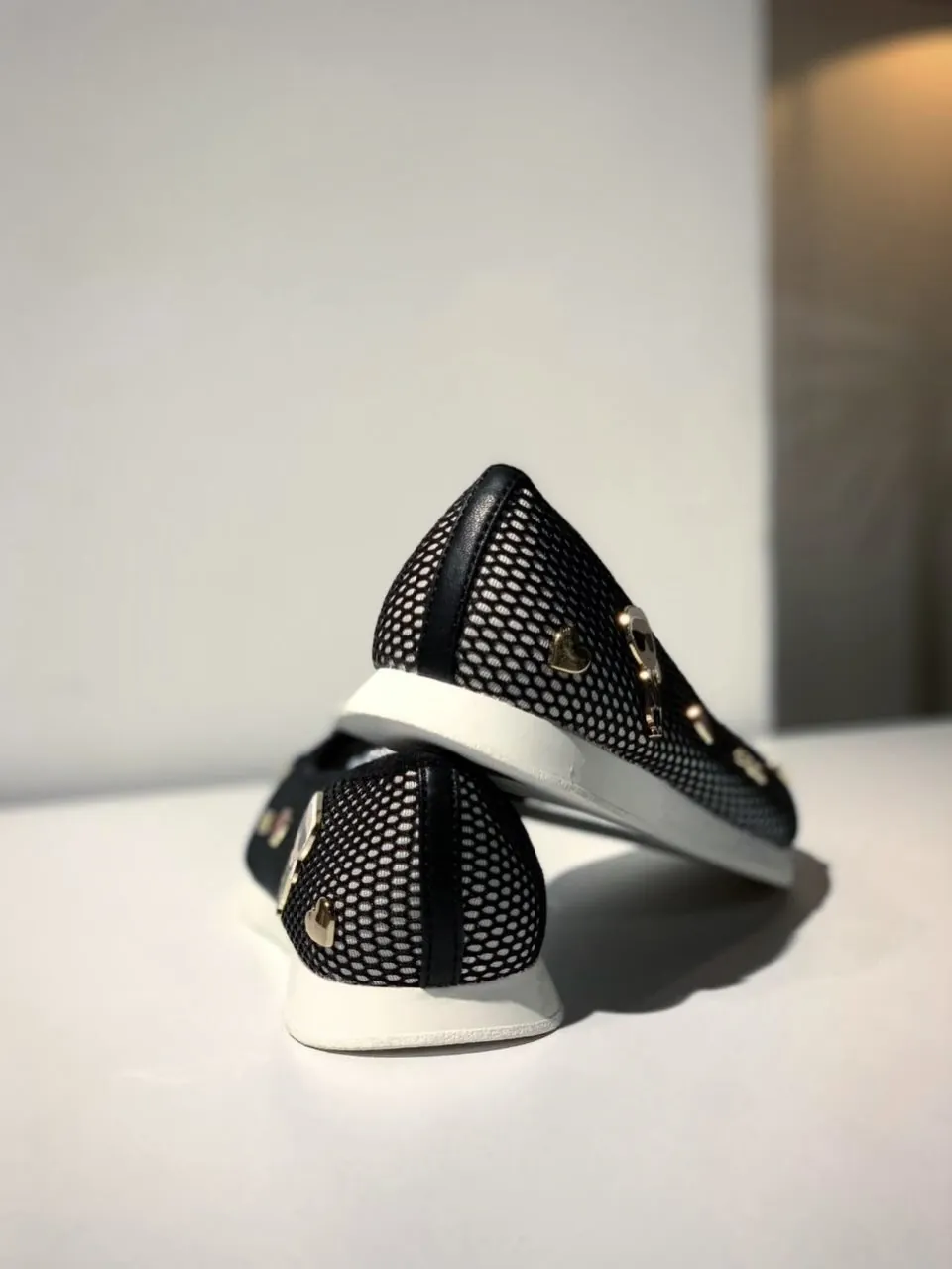 Mesh Ballet Flat Shoes