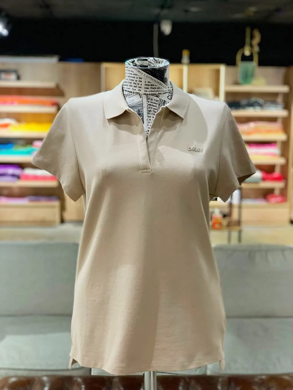 Beige Polo Shirt