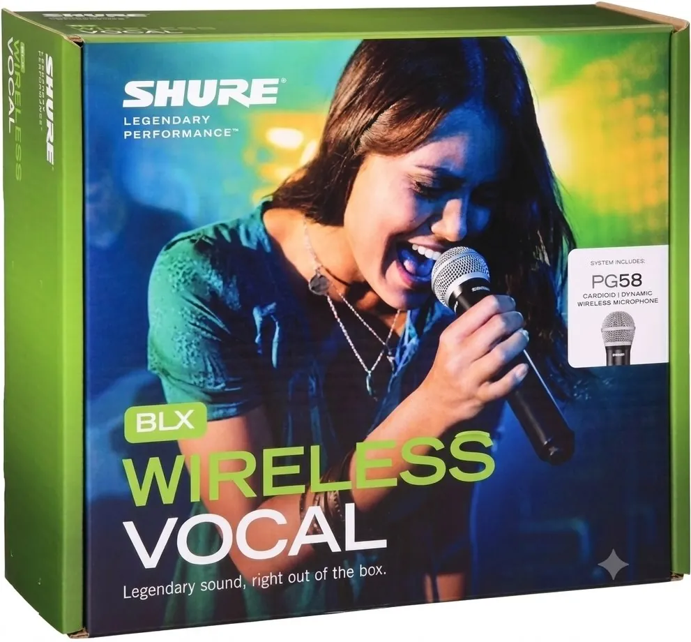 Shure BLX Wireless Vocal Microphone System with PG58
