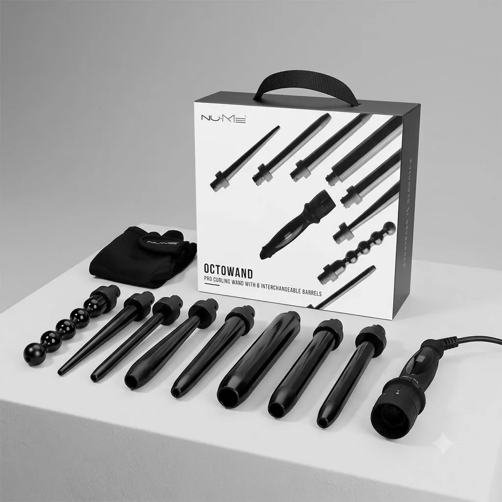 NuMe Octowand Pro Curling Wand