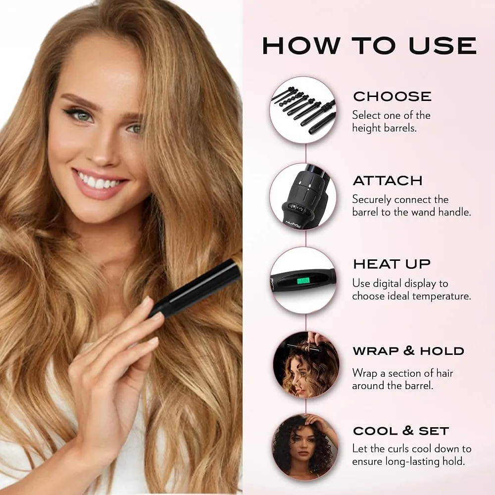 NuMe Octowand Pro Curling Wand