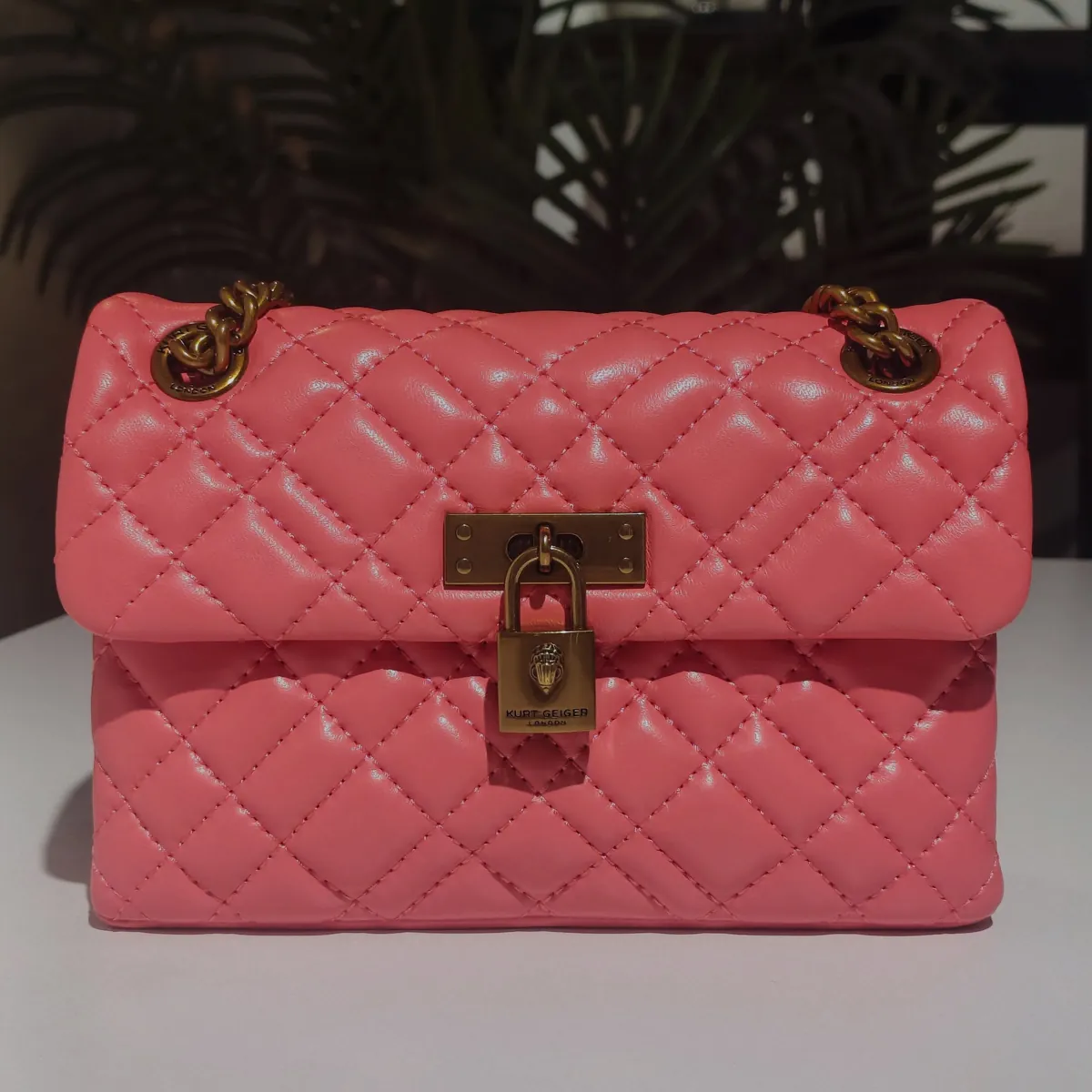 Kurt Geiger Quilted Chain Shoulder Bag