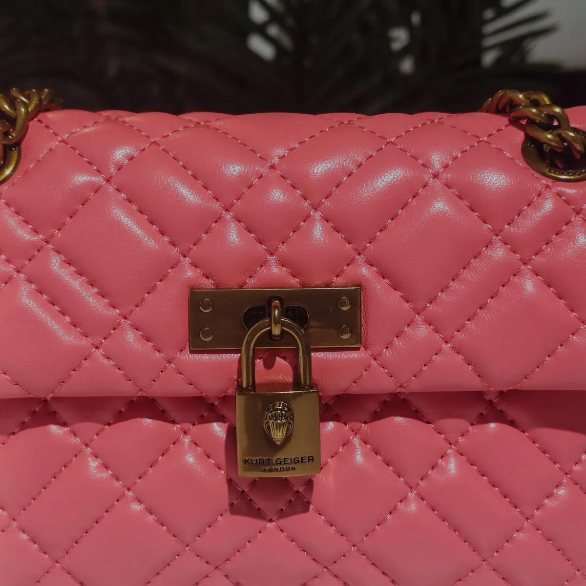 Kurt Geiger Quilted Chain Shoulder Bag
