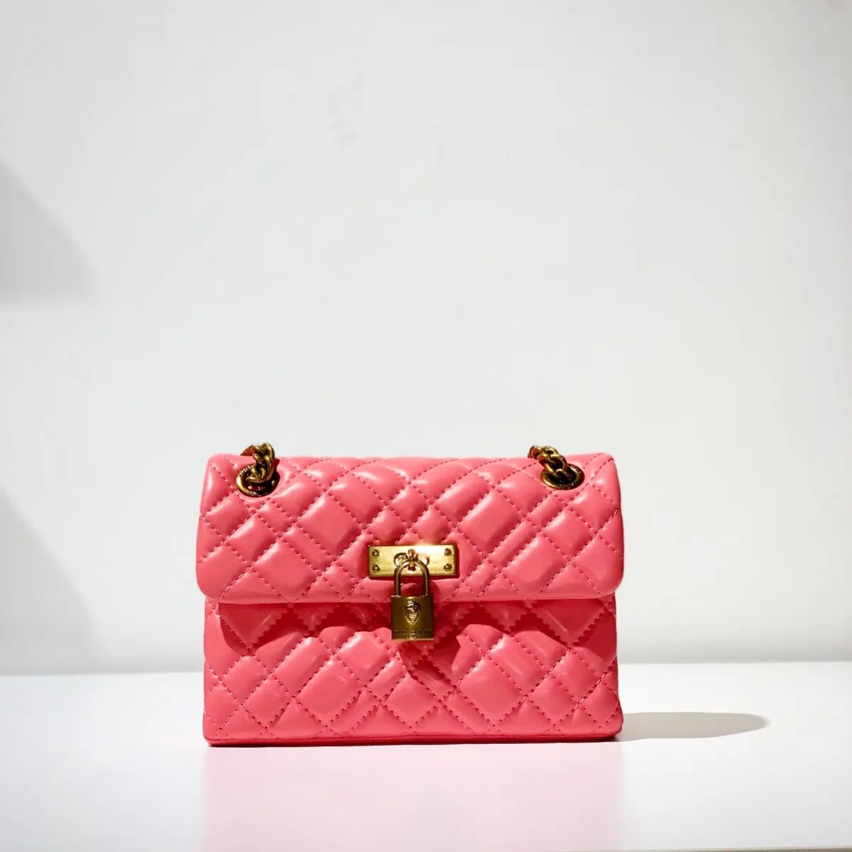 Kurt Geiger Quilted Chain Shoulder Bag