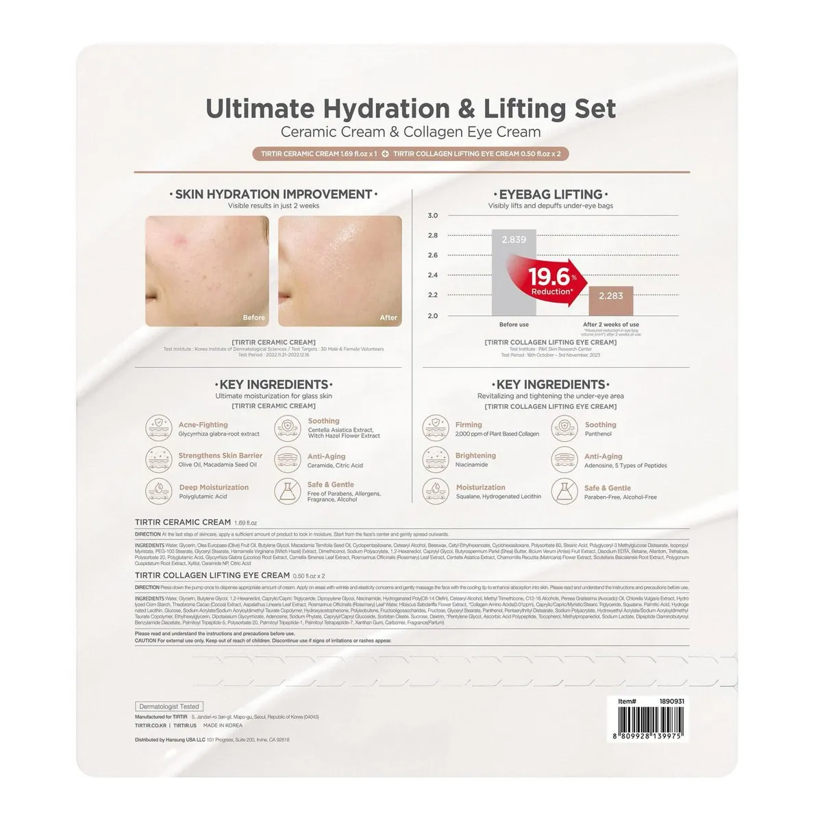 TIRTIR Ultimate Hydration & Lifting Set