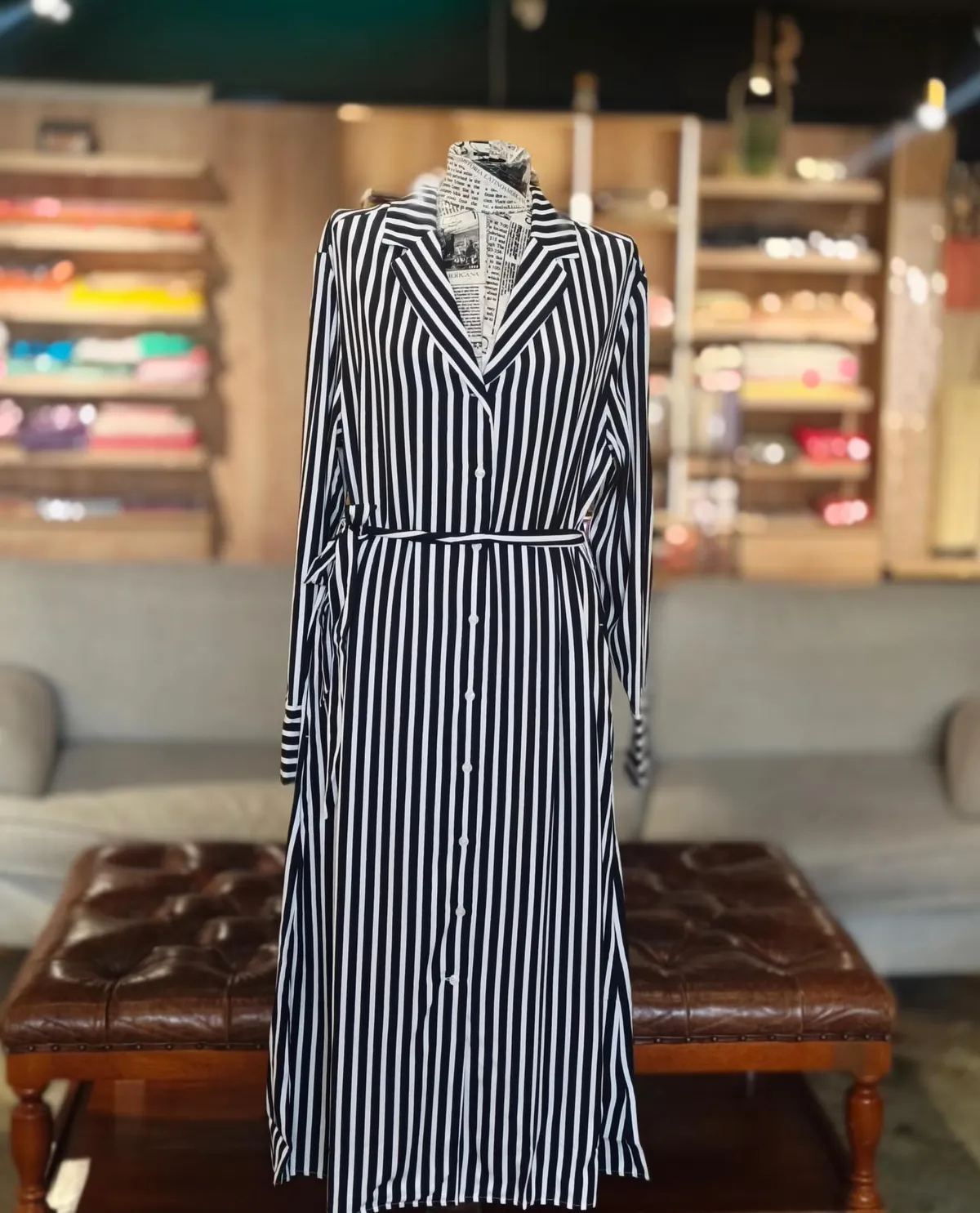 Striped Long Dress
