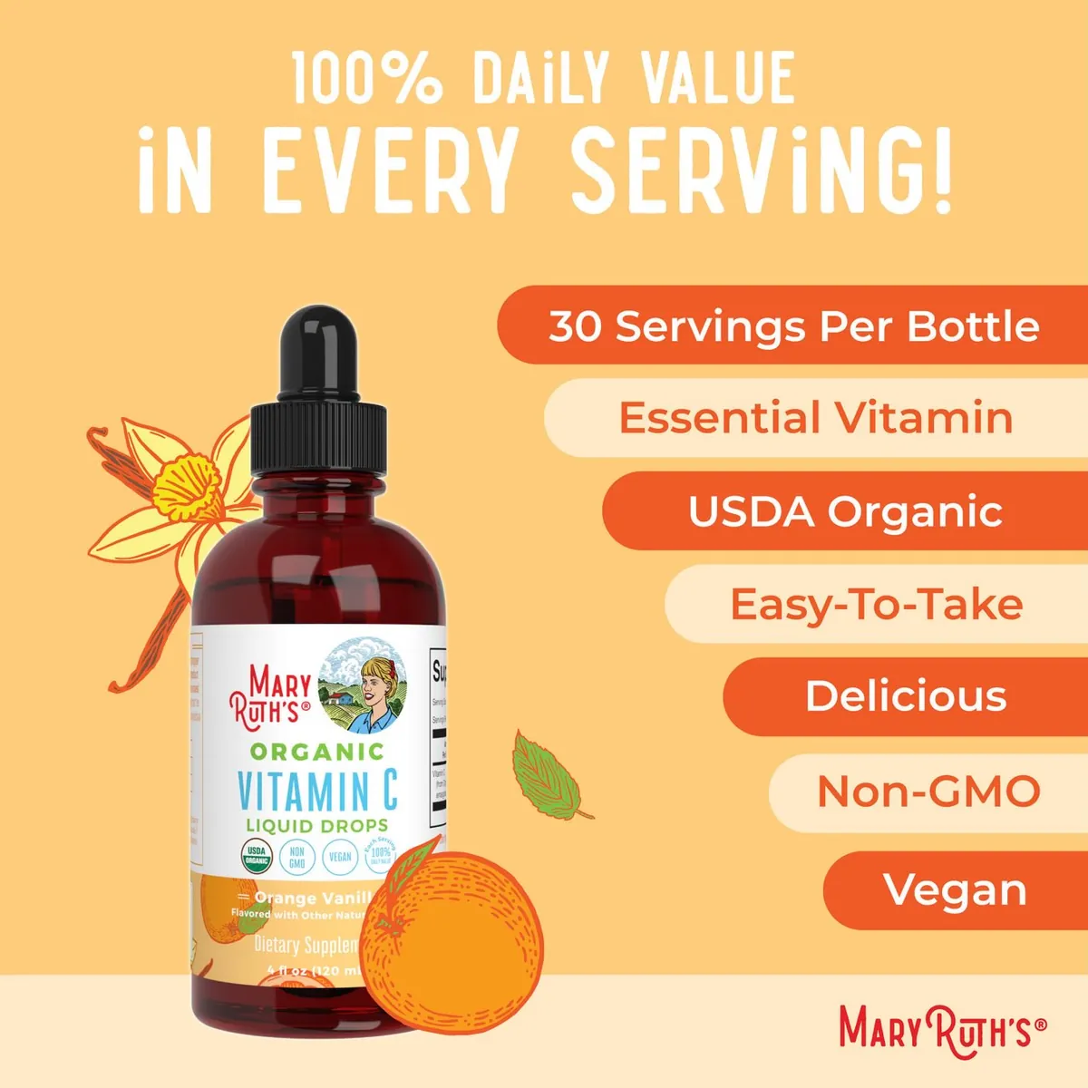 MaryRuth's Organic Vitamin C Drops