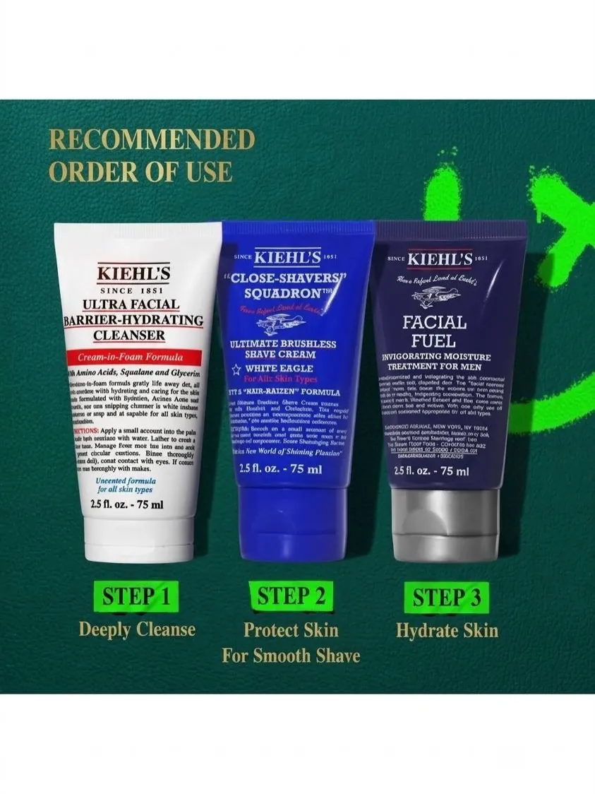 Kiehl's Men's Skincare Set (3 Pieces)