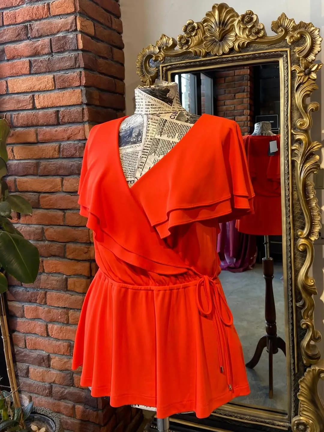 Red Wrap Dress