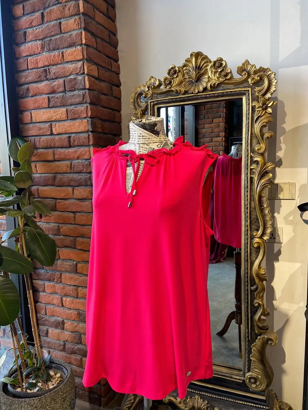 Red Wrap Dress