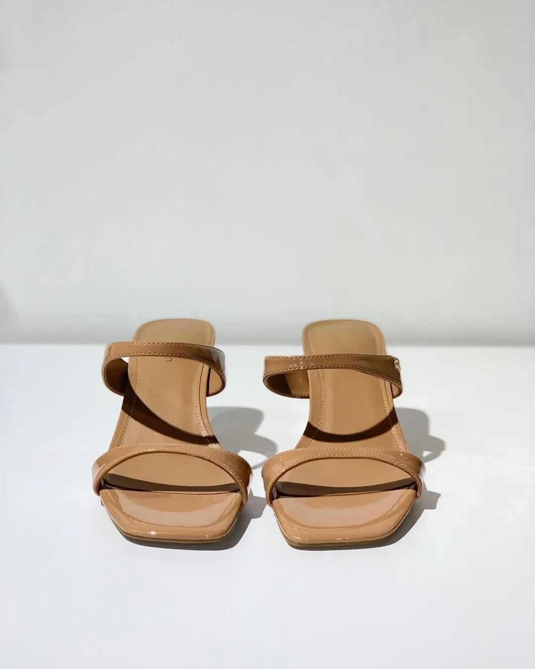 Beige High Heel Sandals