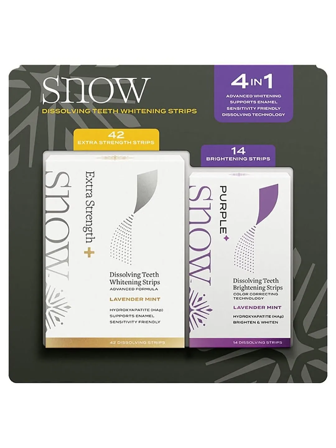 SNOW Dissolving Teeth Whitening Strips Kit