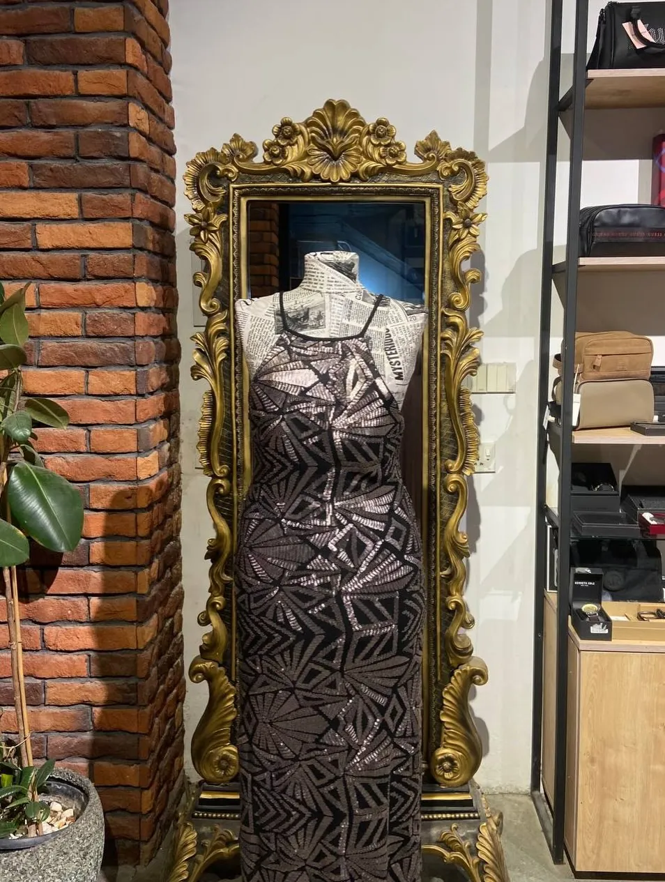 Sequin Evening Gown