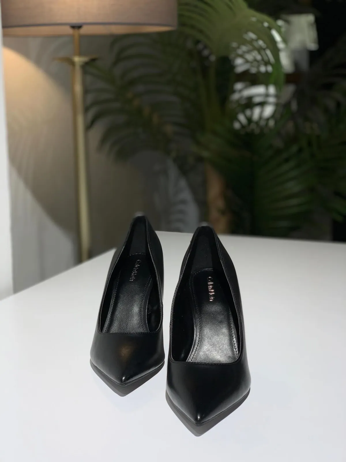 Black Pointed-Toe High Heel Shoes