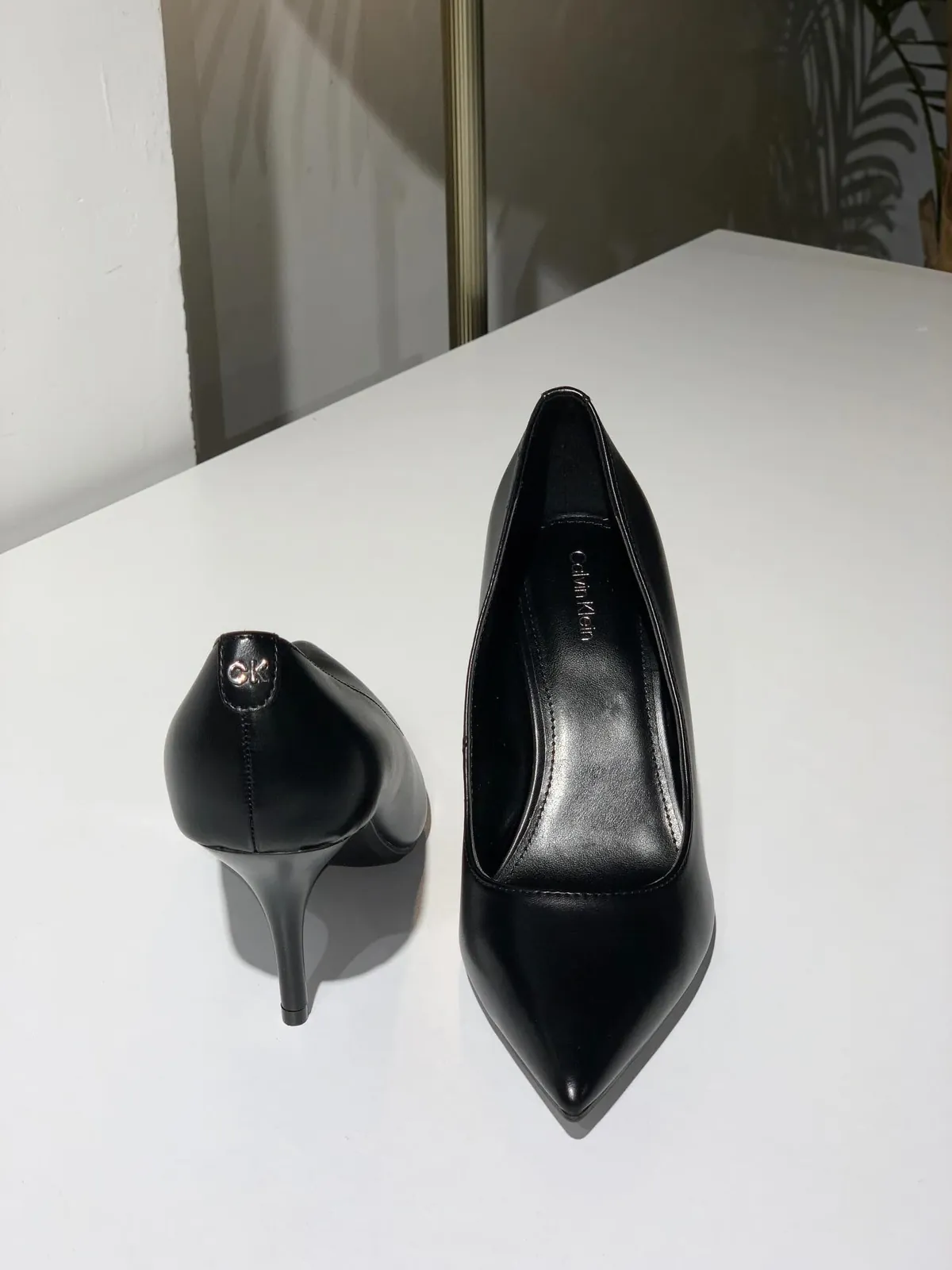 Black Pointed-Toe High Heel Shoes