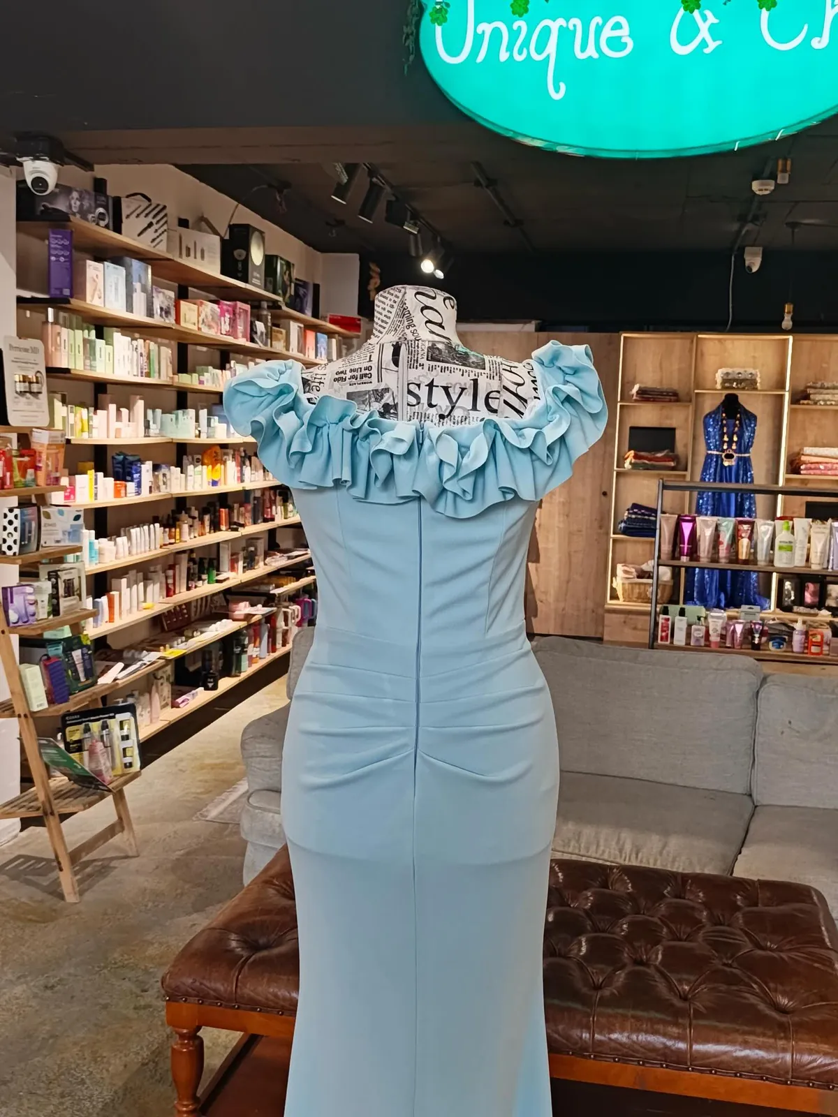 Light Blue Evening Gown