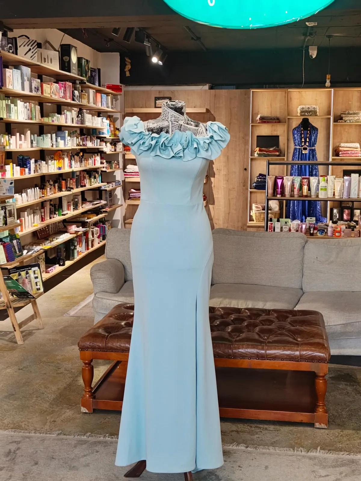 Light Blue Evening Gown