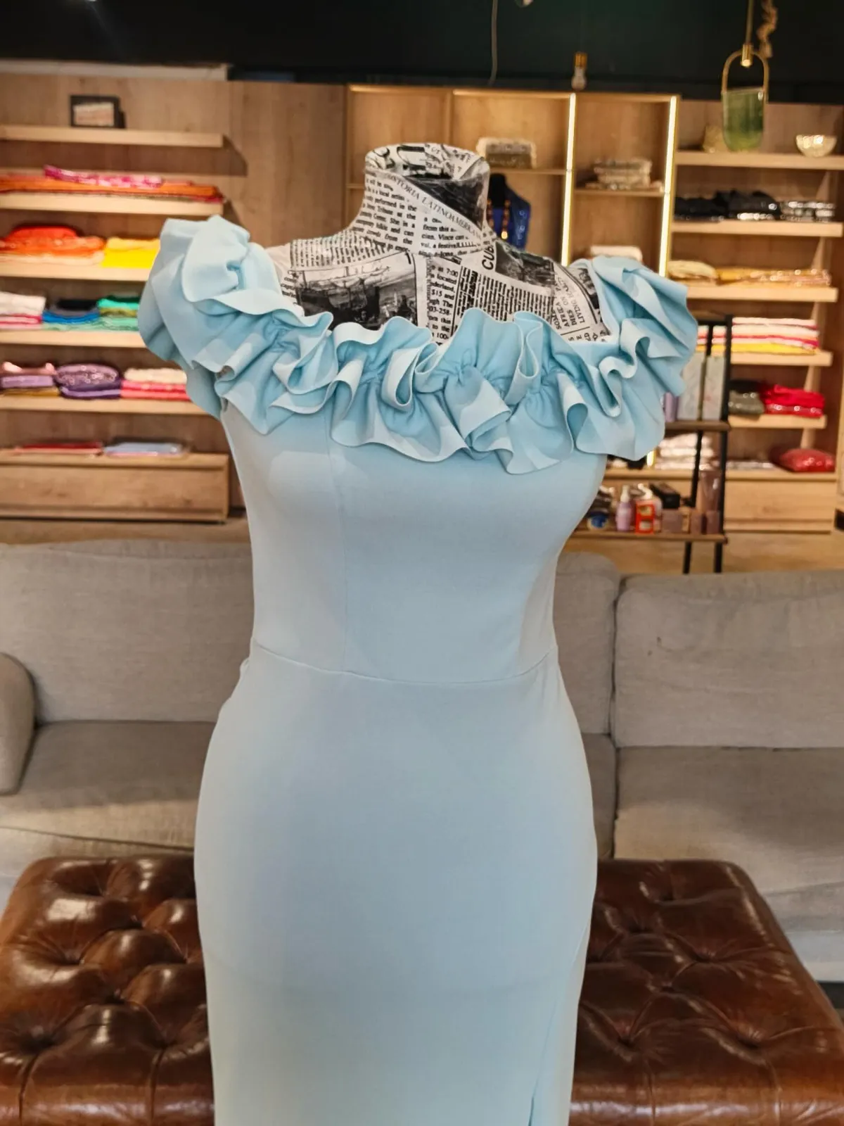 Light Blue Evening Gown