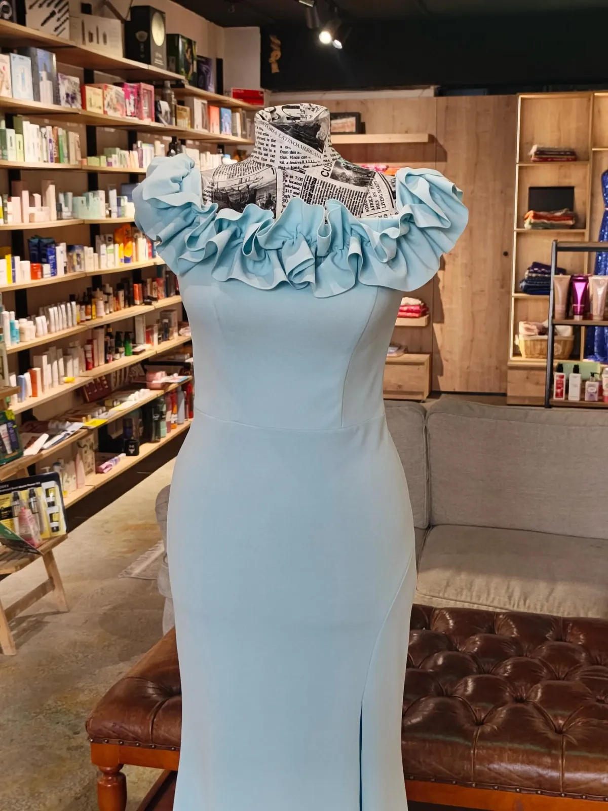 Light Blue Evening Gown