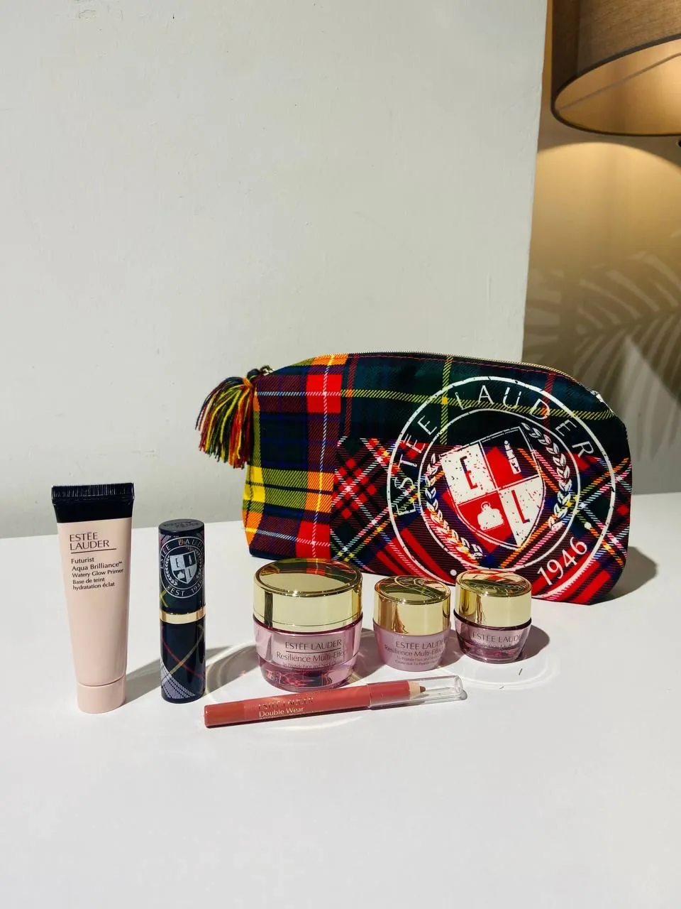 Estée Lauder Skincare Set with Cosmetic Bag