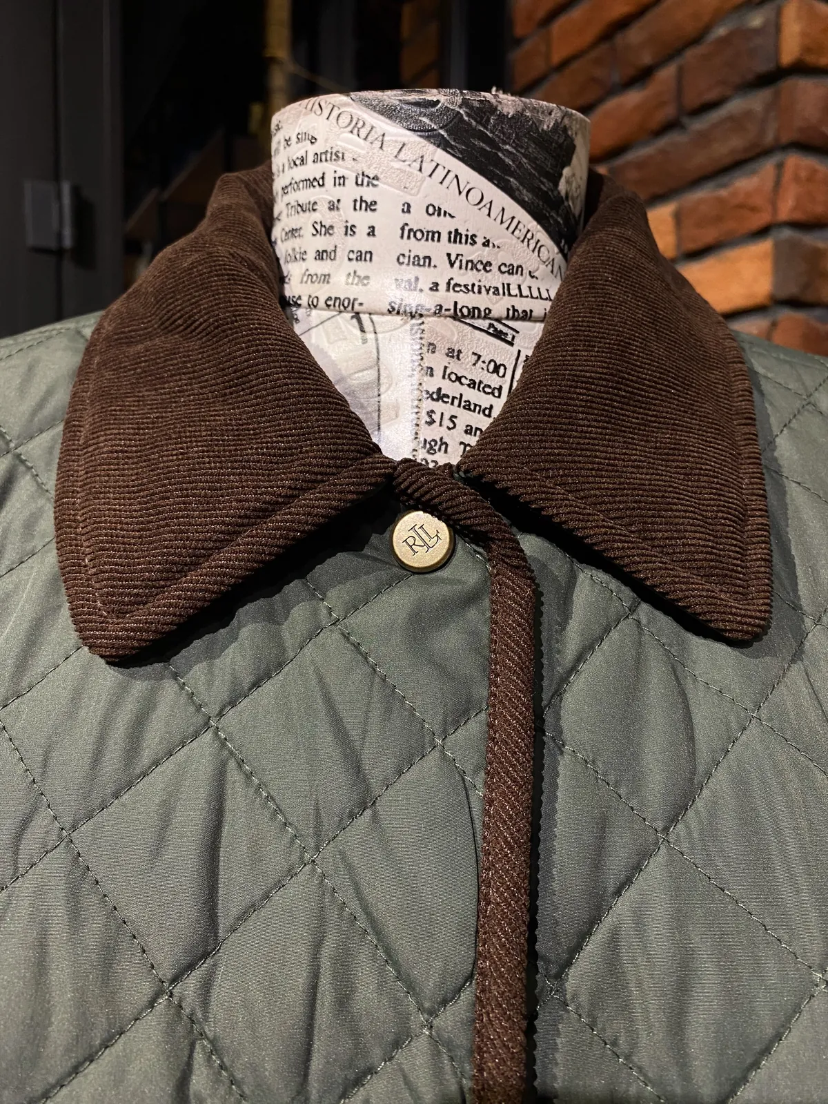 Green Quilted Jacket