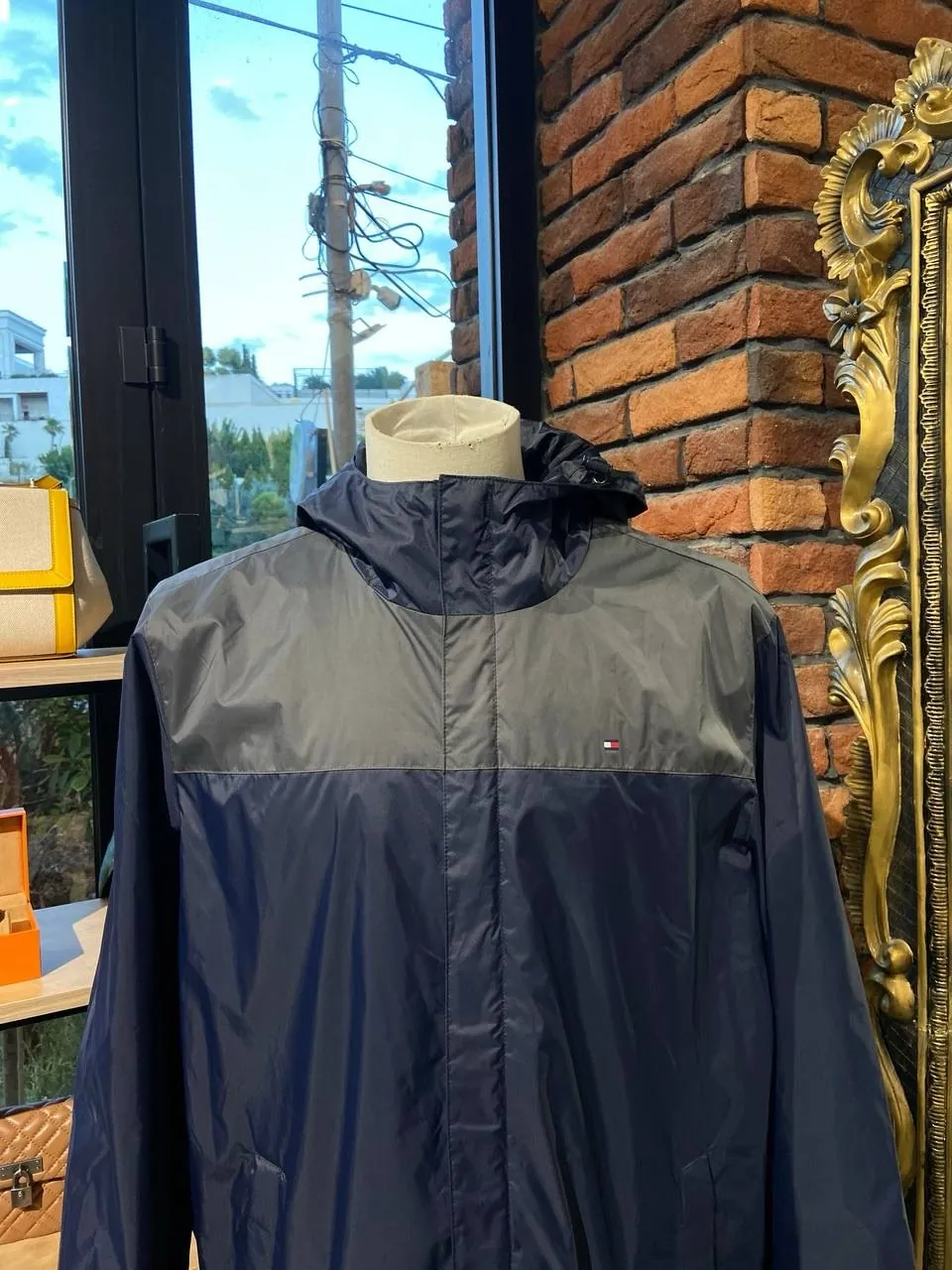 Tommy Hilfiger Men's Two-Tone Windbreaker Jacket