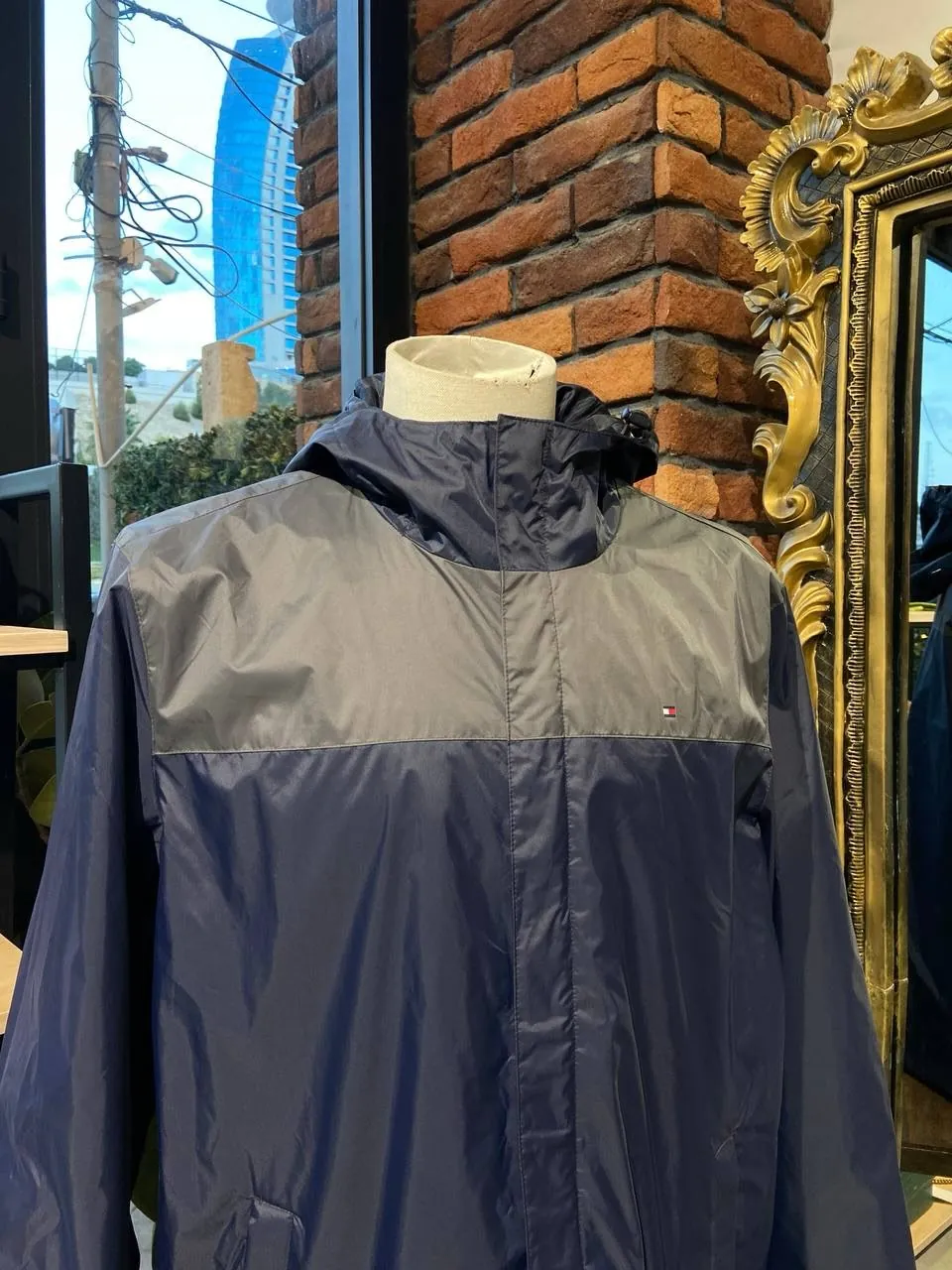 Tommy Hilfiger Men's Two-Tone Windbreaker Jacket