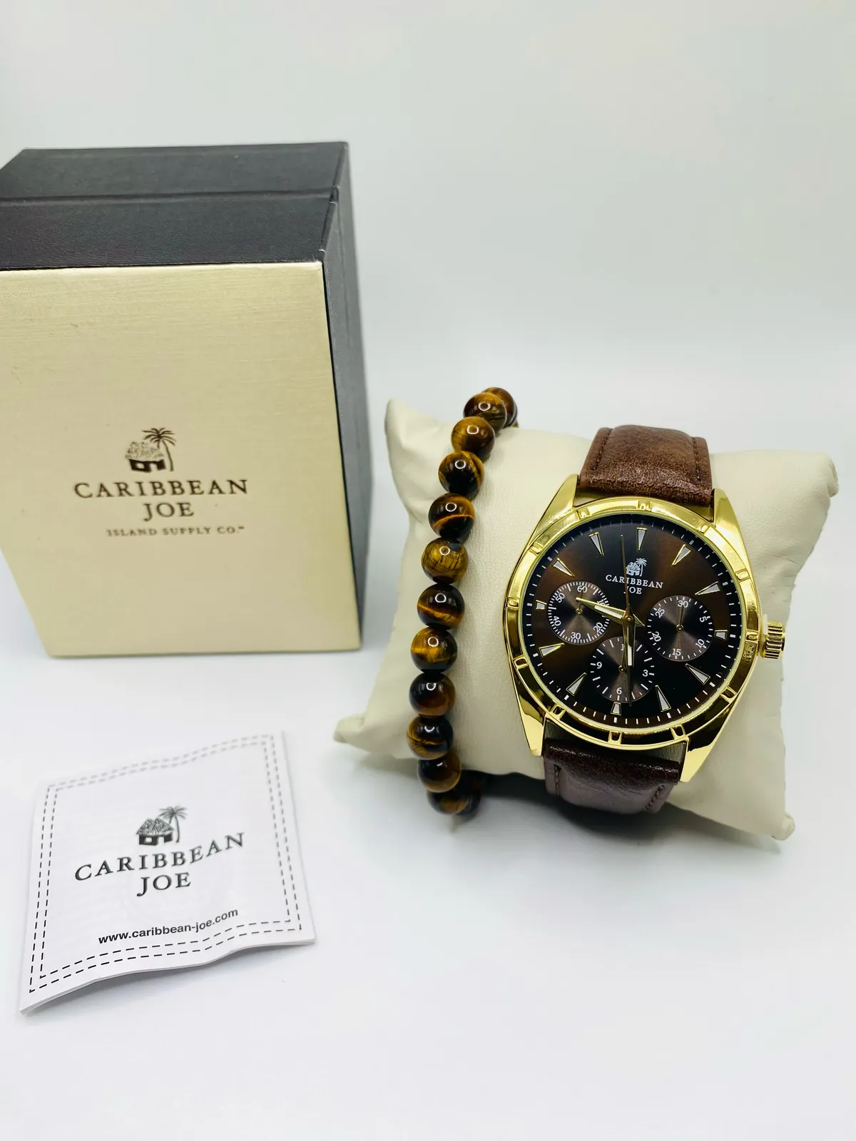 Caribbean Joe Watch and Bracelet Set