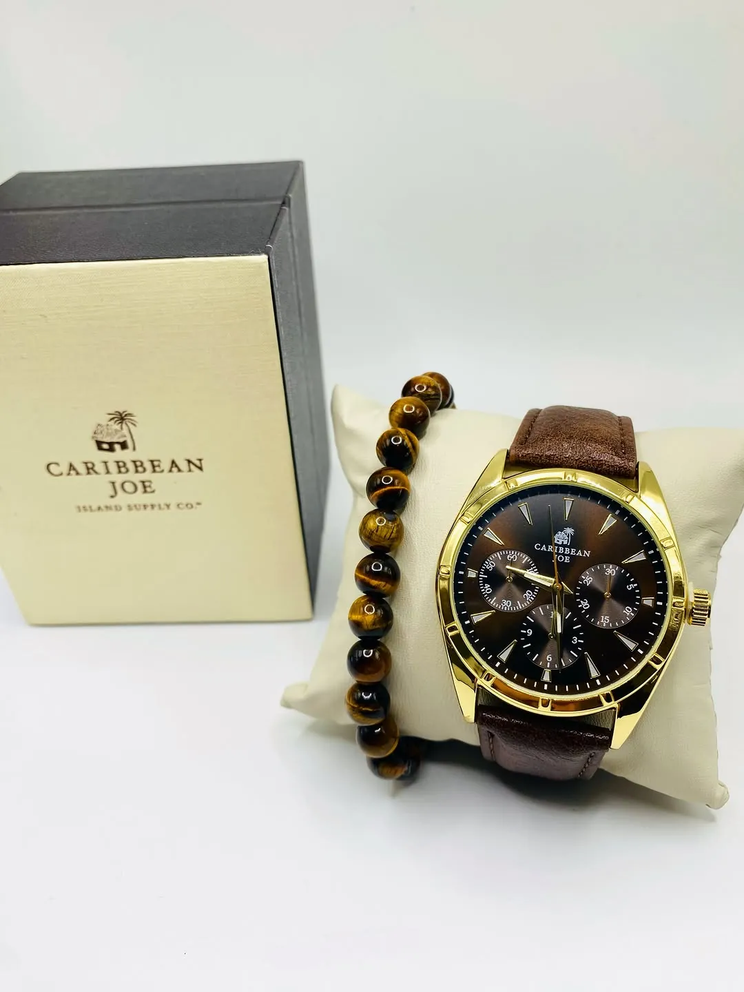 Caribbean Joe Watch and Bracelet Set
