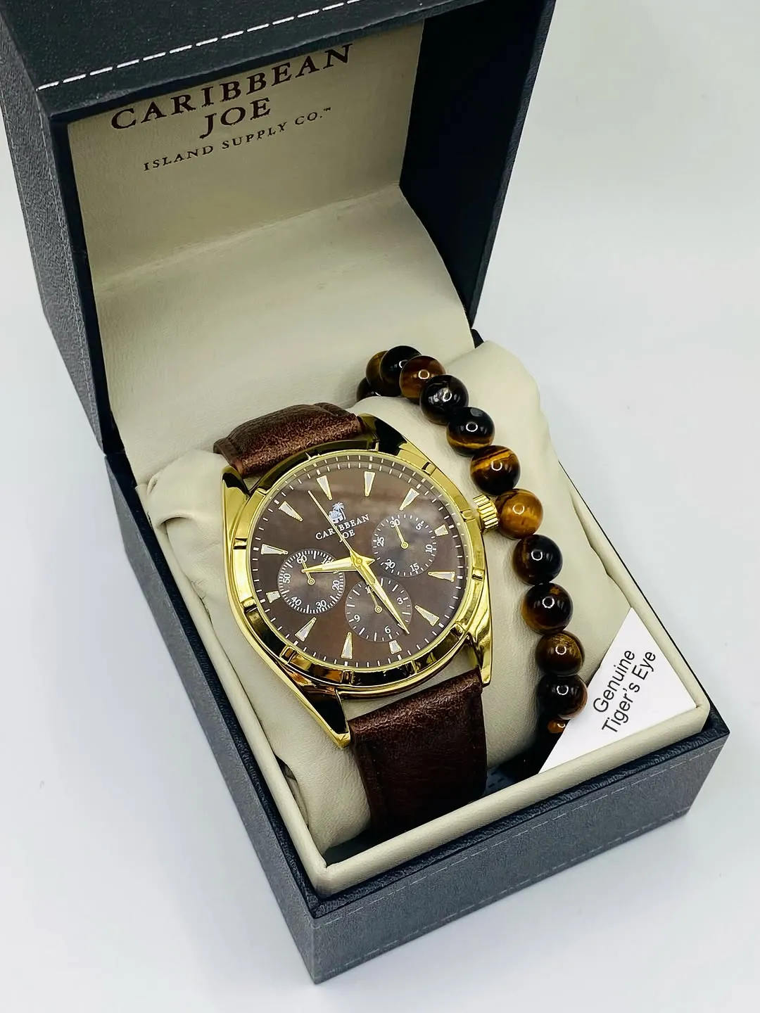 Caribbean Joe Watch and Bracelet Set