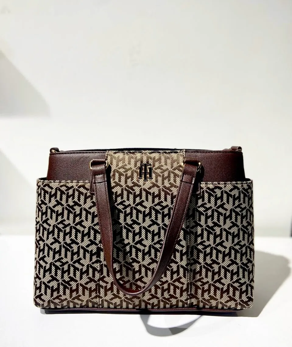 Tommy Hilfiger Patterned Tote Bag