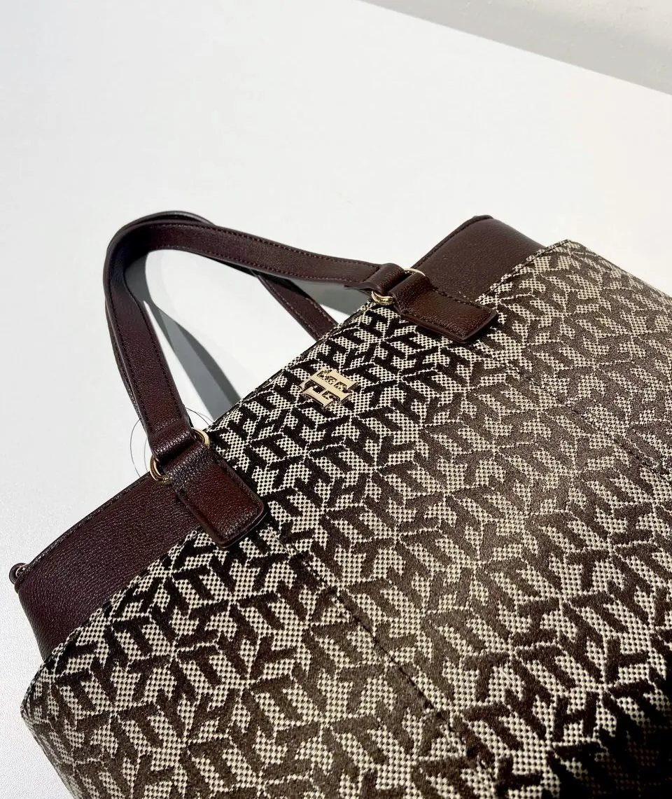 Tommy Hilfiger Patterned Tote Bag