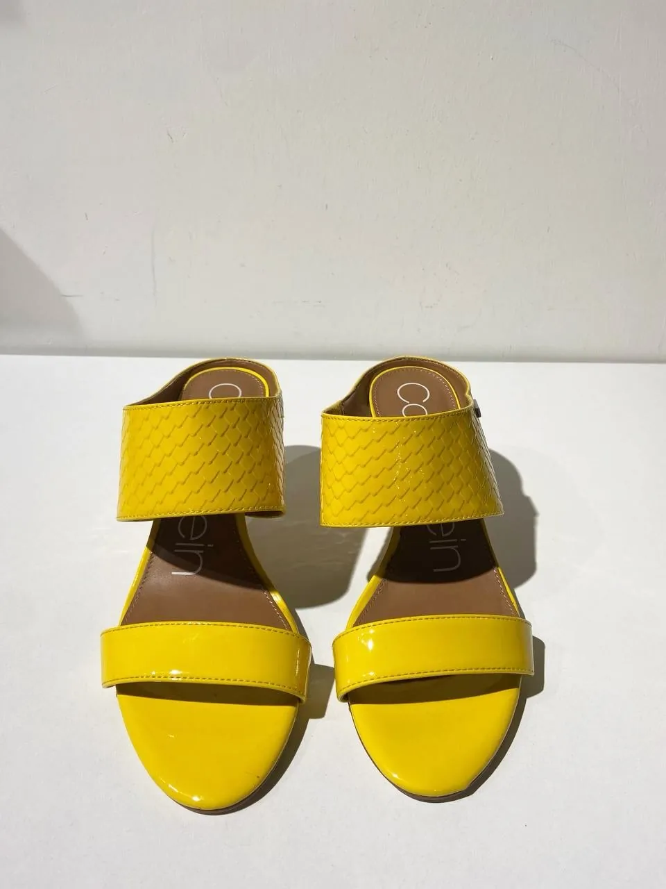 Yellow High Heel Sandals