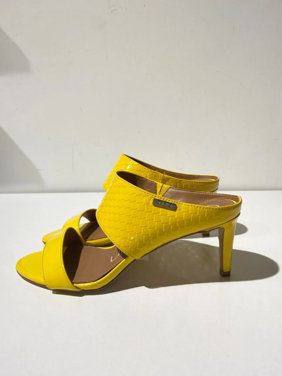 Yellow High Heel Sandals