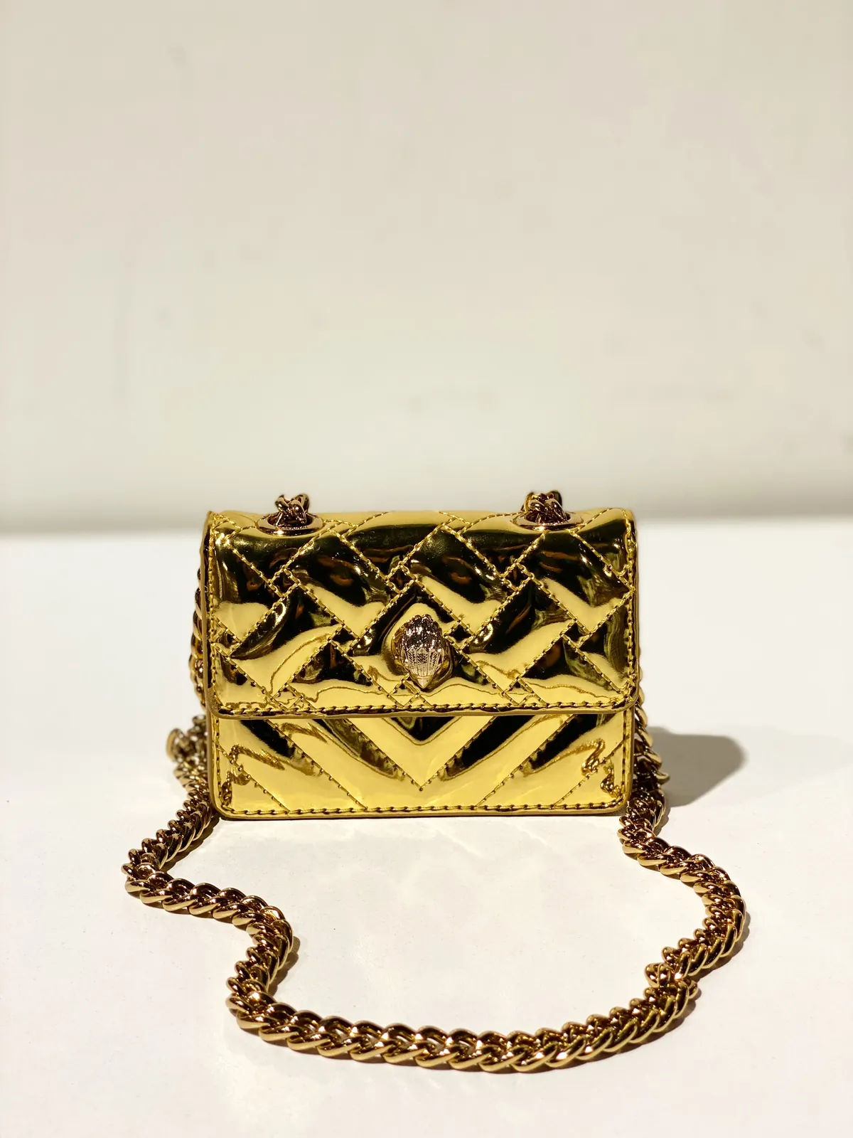 Gold Metallic Handbag