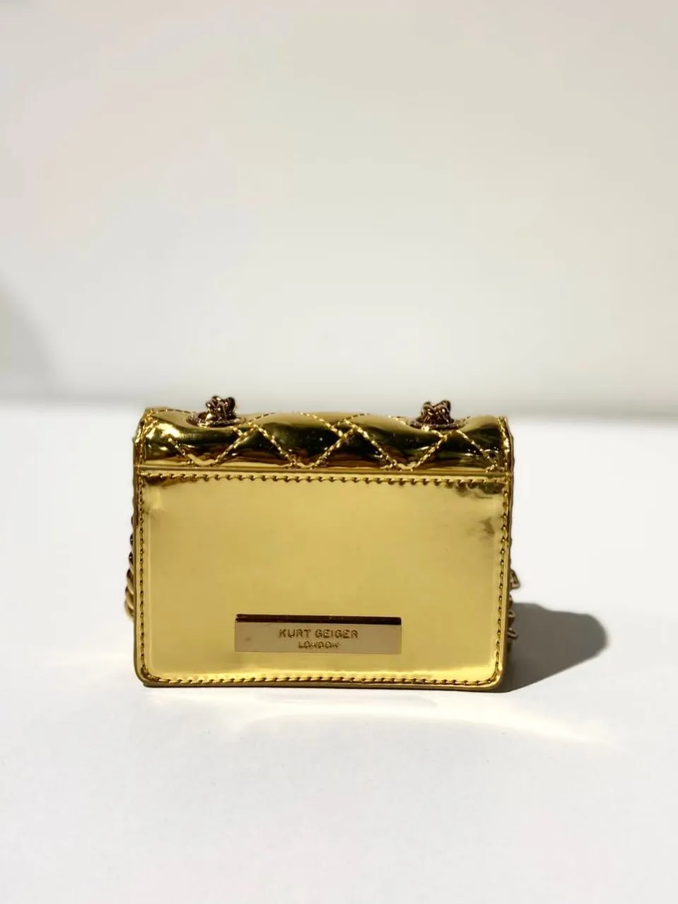 Gold Metallic Handbag