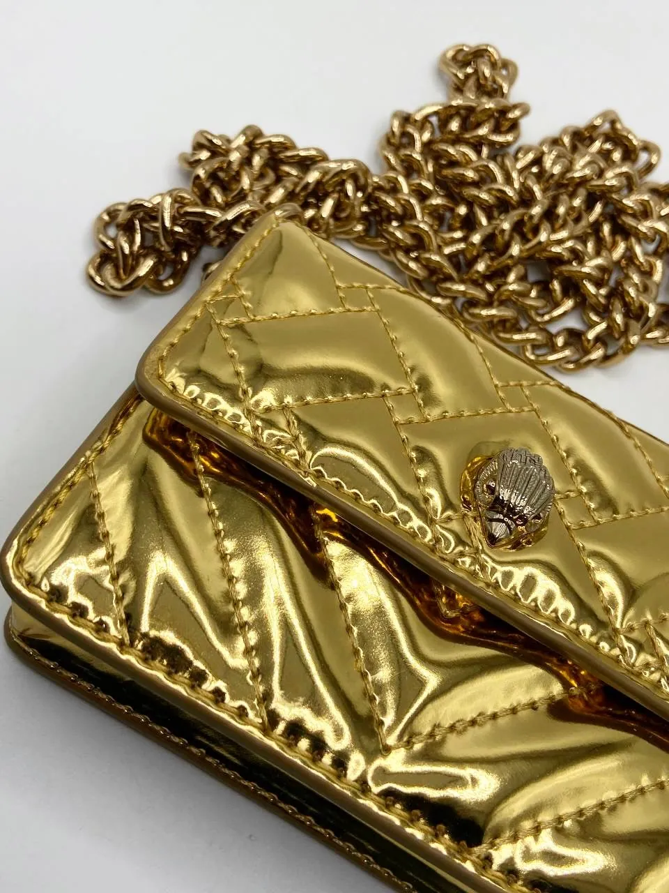 Gold Metallic Handbag