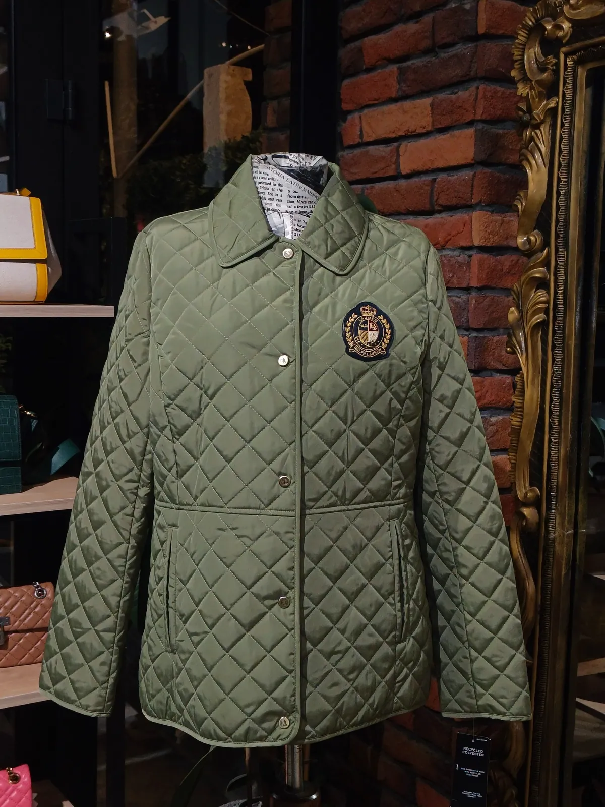 Green Quilted Jacket