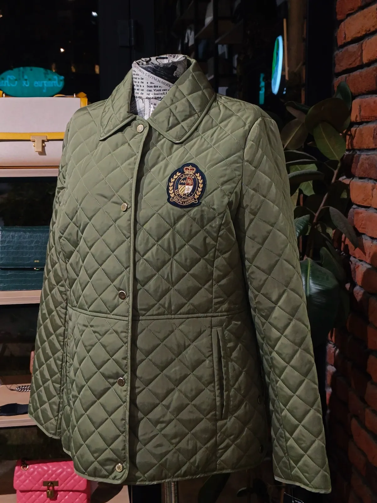 Green Quilted Jacket
