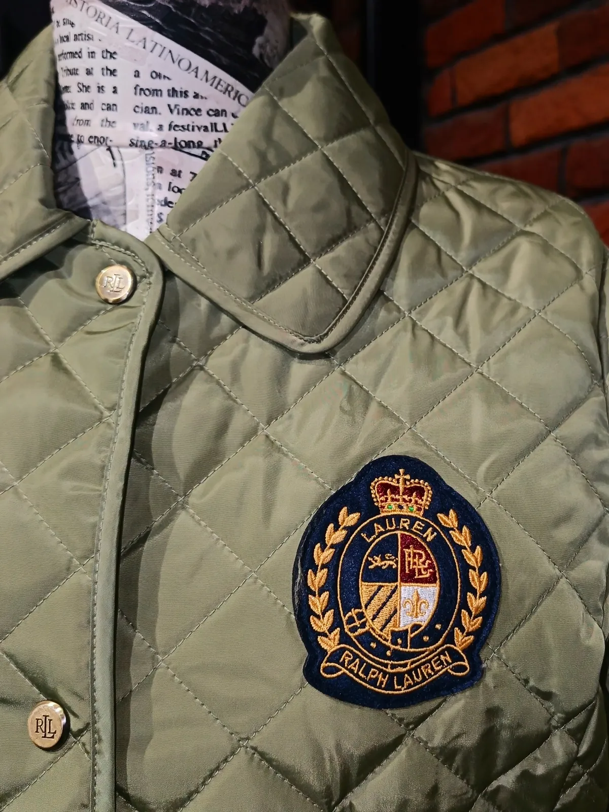 Green Quilted Jacket