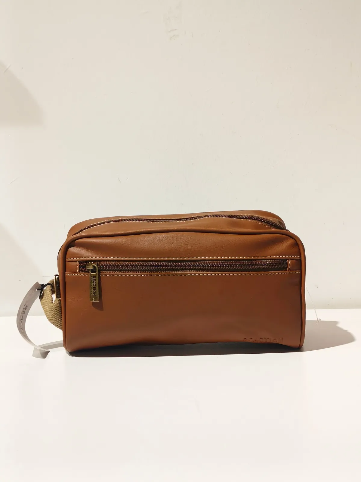 Brown Leather-style Handbag
