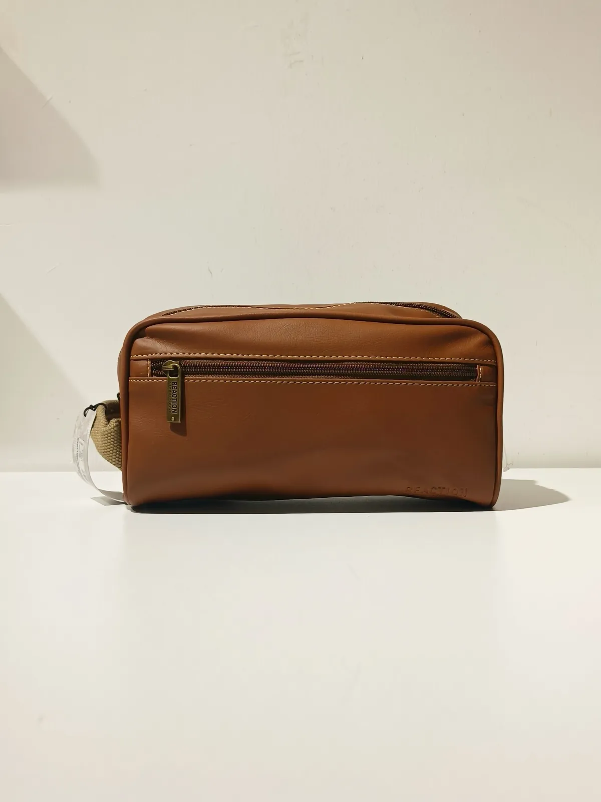 Brown Leather-style Handbag