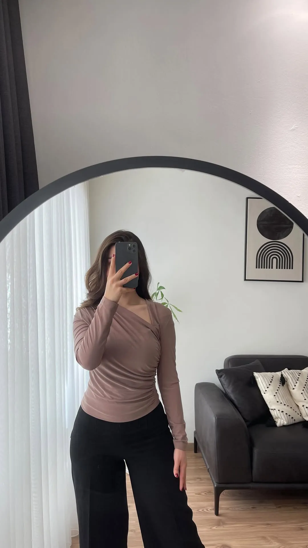 Long Sleeve Wrap Top
