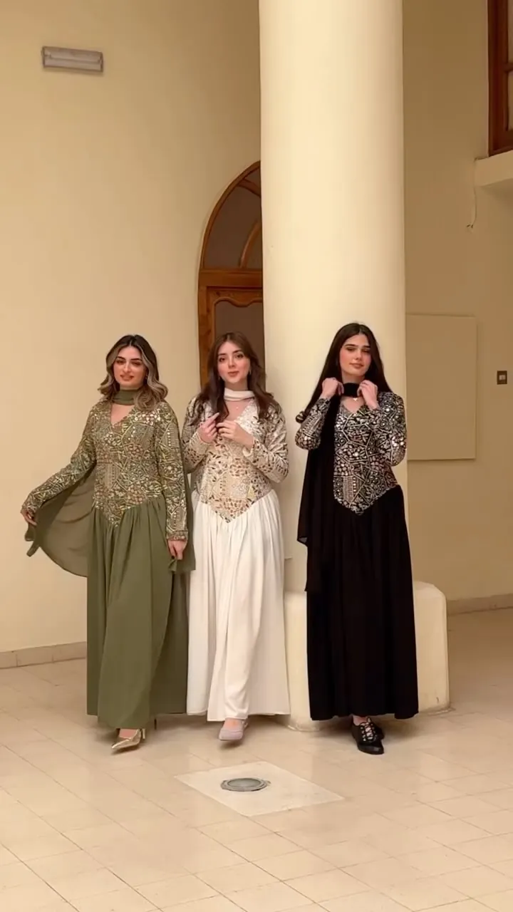 Ramadan Embroidered Long Dress