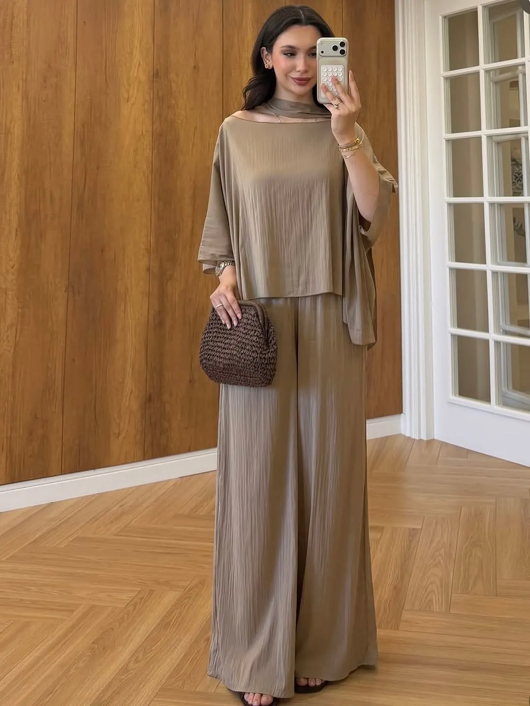 Red Two-Piece Clothing Set
