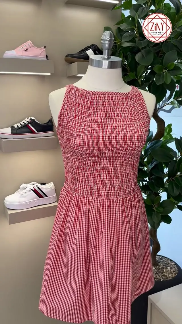 Tommy Hilfiger Red Gingham Dress